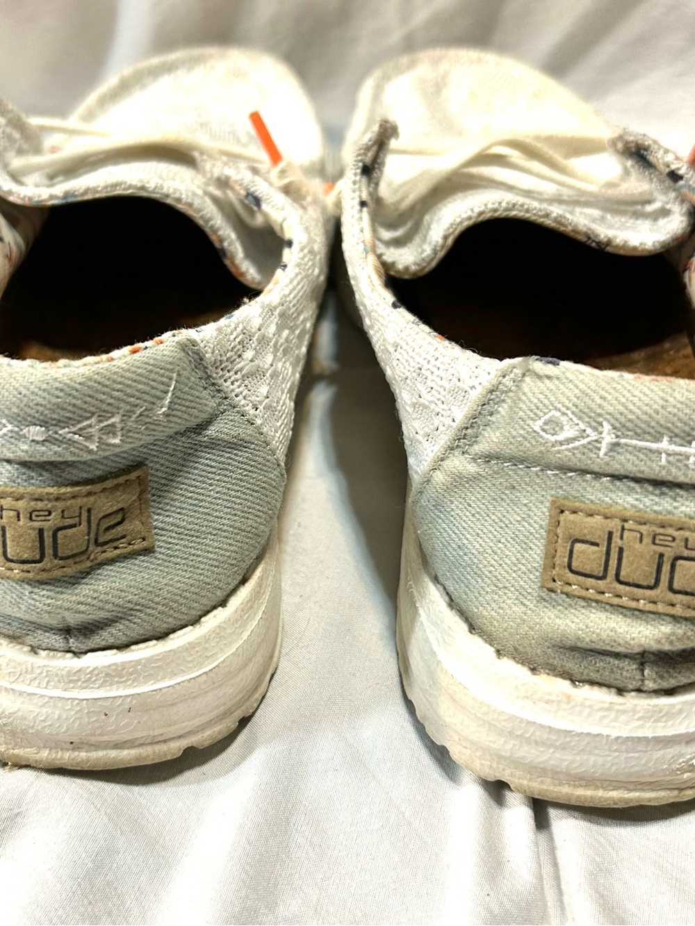 Hey Dude Kids Slip-On Sneakers in Light Blue Gray